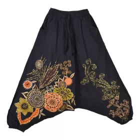 Sarouel Belauhi Patch et Broderie Marron