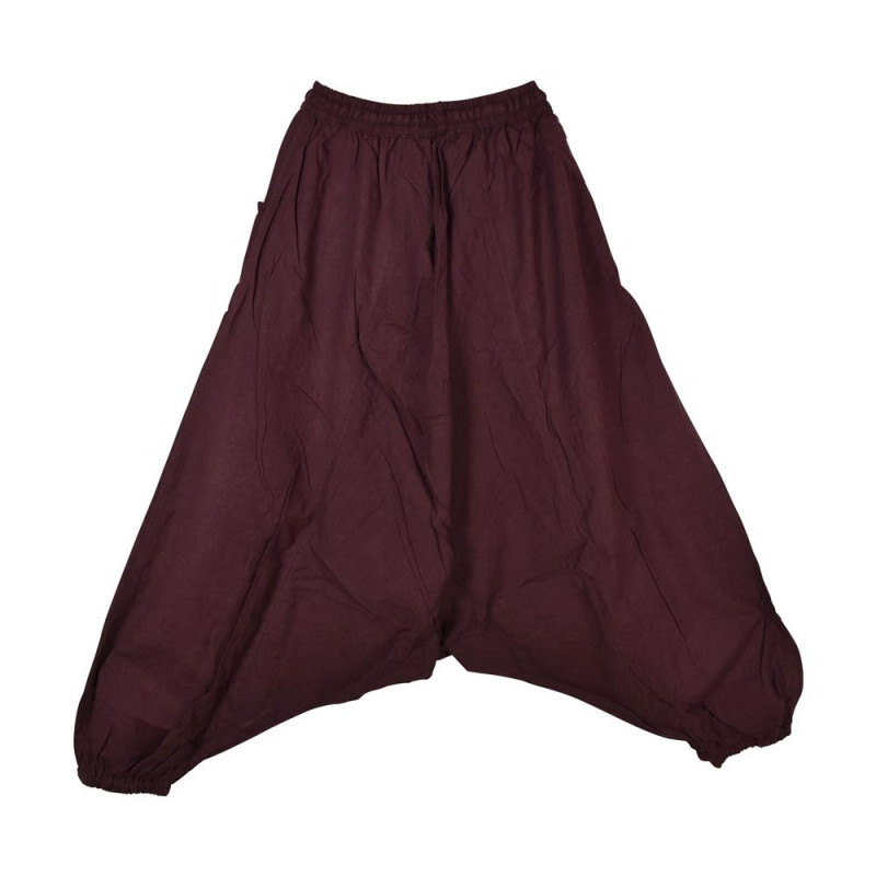 Sarouel Barwa Marron Patch Brodé