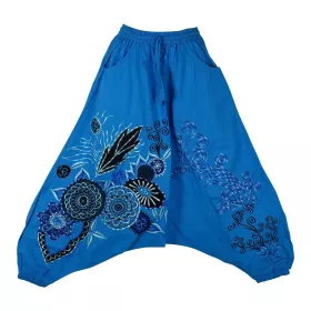 Sarouel Barwa Turquoise Patch Brodé