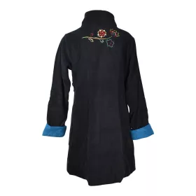 Manteau Polaire Tikur Deux Tons Noir
