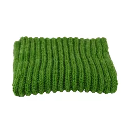 Écharpe Tube Laine et Mohair Vert