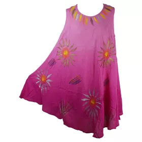Robe Plage Nagda voile peint Floral