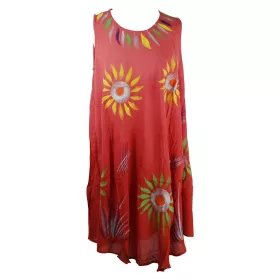 Robe Plage Nagda voile peint Floral