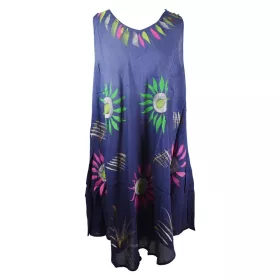 Robe Plage Nagda voile peint Floral