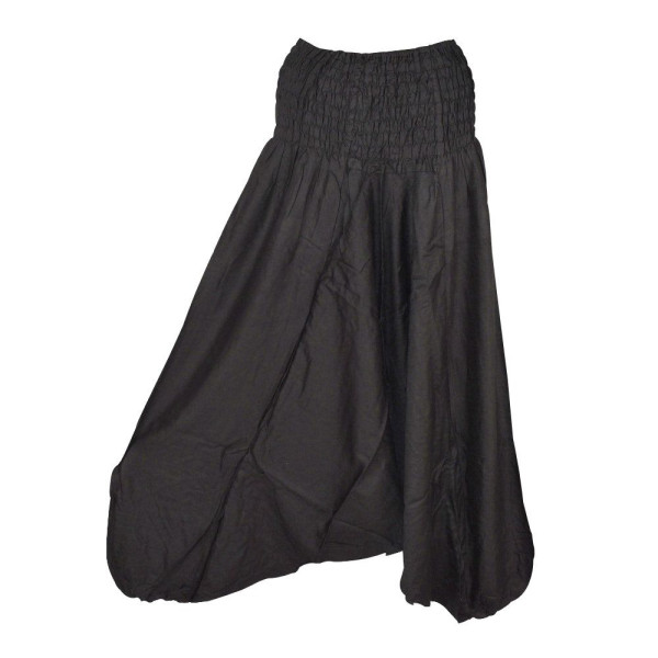 Sarouel 3 en 1 Kakarla Fluide Uni pour Femme