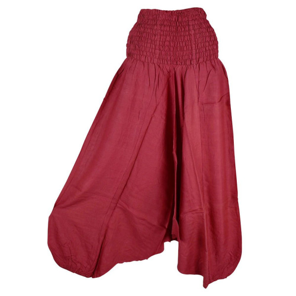 Sarouel 3 en 1 Kakarla Fluide Uni pour Femme