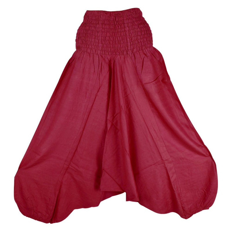 Sarouel 3 en 1 Kakarla Fluide Uni pour Femme
