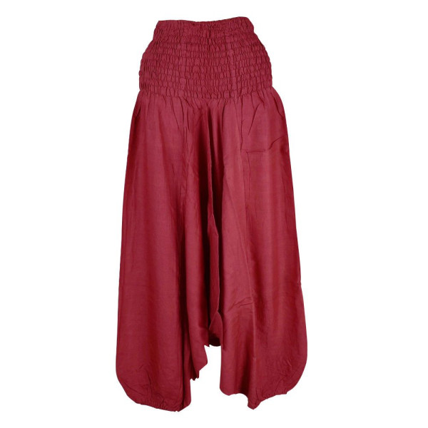 Sarouel 3 en 1 Kakarla Fluide Uni pour Femme