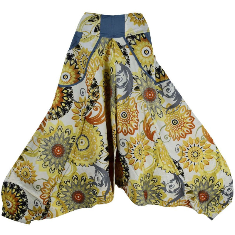Sarouel Femme Somini Coton Imprimé Mandalas