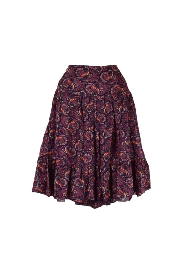 Shiwi BOLOGNA - Jupe trapèze - multi paisley/multicolore