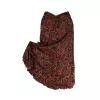 Jupe Portefeuille Midi Motif Cachemire