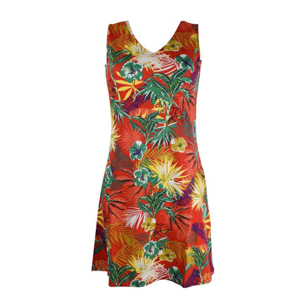 Robe Courte Imprimé Tropical