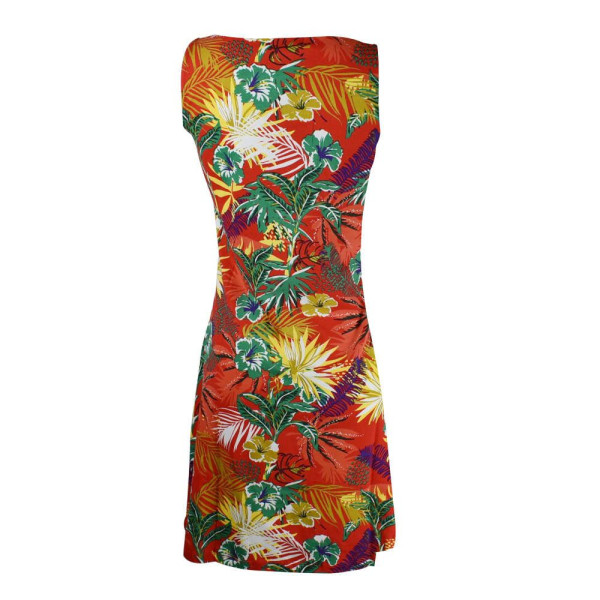 Robe Courte Imprimé Tropical