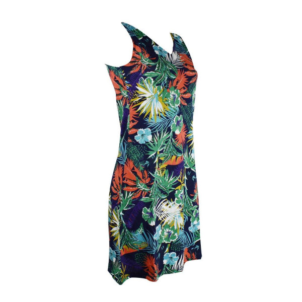 Robe Courte Imprimé Tropical