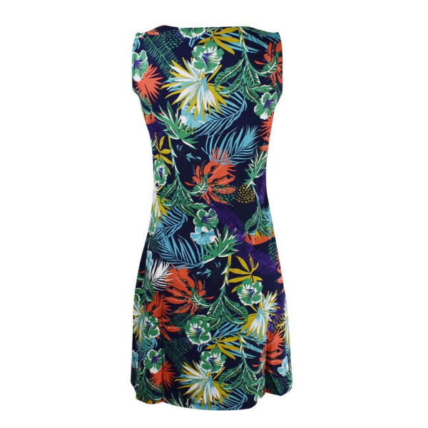 Robe Courte Imprimé Tropical