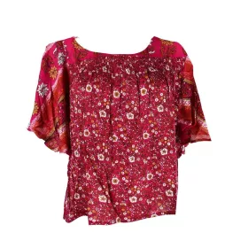 Blouse Manches 3/4 Petites Fleurs