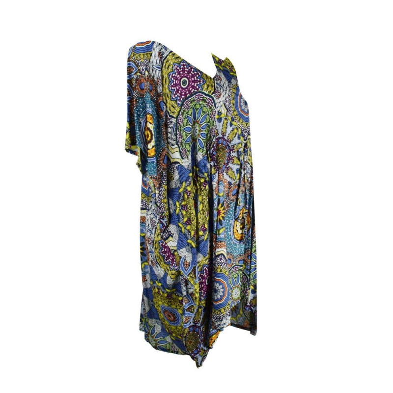Caftan Court Imprimé Mandalas