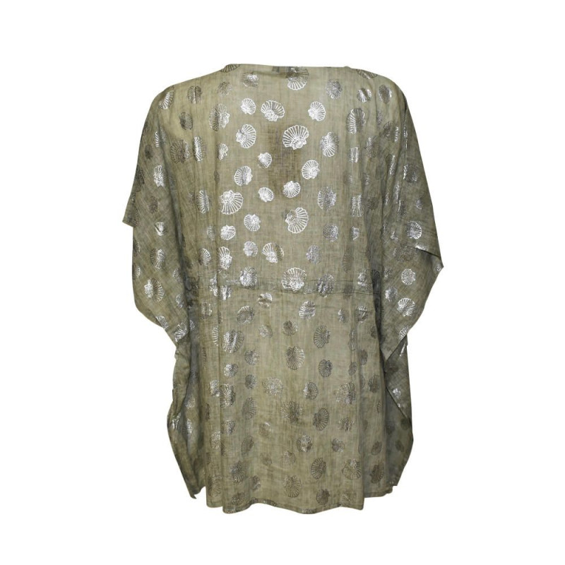 Caftan Court Imprimé Coquillage