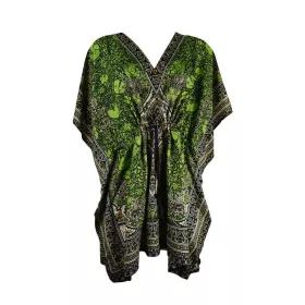Caftan Court Turquoise Motif Oriental