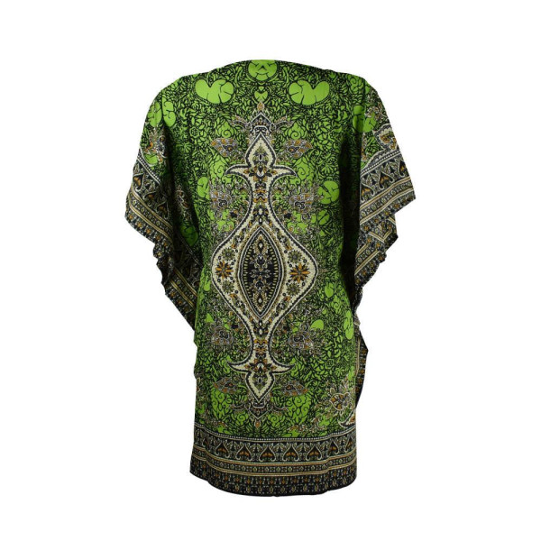 Caftan Court Turquoise Motif Oriental