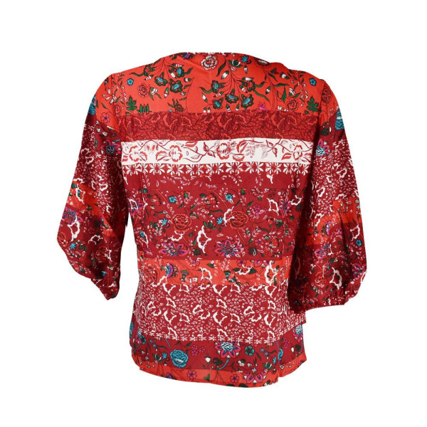 Blouse fluide imprimées fleurs