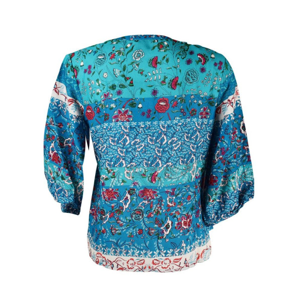 Blouse fluide imprimées fleurs