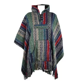 Poncho Homme Jahadi Coton Peigné Artisanal