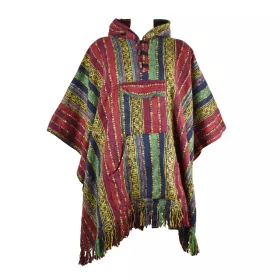 Poncho Homme Jahadi Coton Peigné Inde
