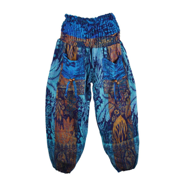 Pantalon Femme Daujri Chaud Ton Bleu