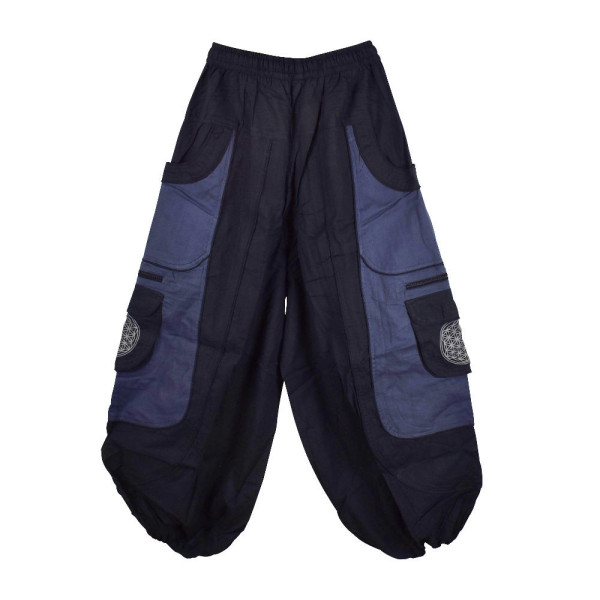 Pantalon Jolka Coupe Ample Noir et Gris