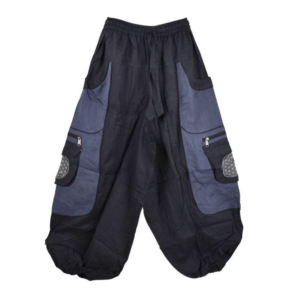 Pantalon Jolka Coupe Ample Noir et Gris