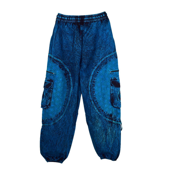 Pantalon Homme Kolega Six Tie dy Bleu