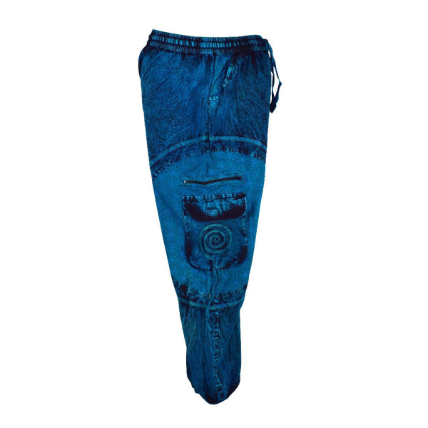 Pantalon Homme Kolega Six Tie dy Bleu