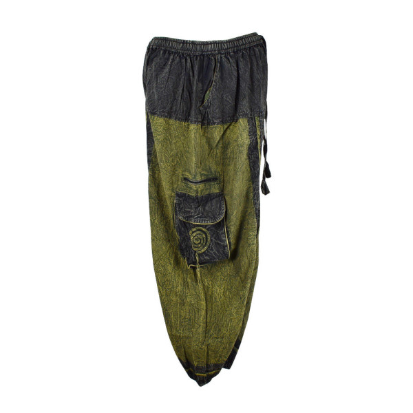 Pantalon Stonewash Ample Dhongai