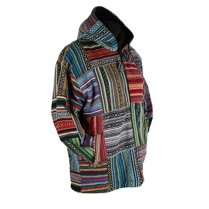 Veste Tekam Patchwork Coton Épais Multicolore