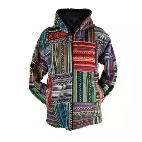 Veste Tekam Patchwork Coton Épais Multicolore