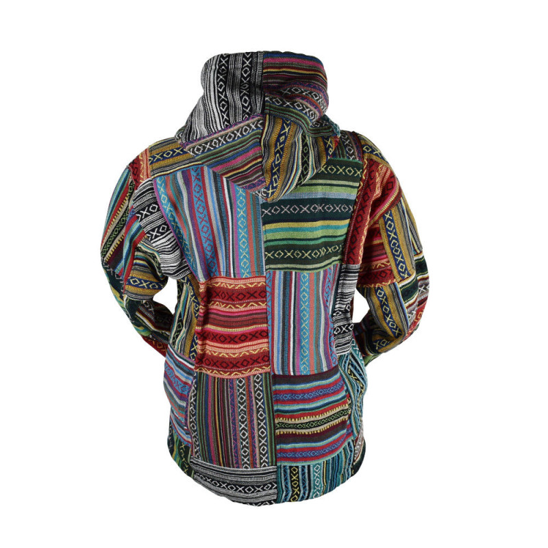 Veste Tekam Patchwork Coton Épais Multicolore