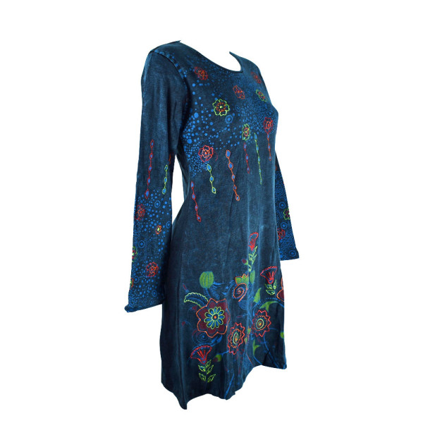 Robe Courte Chapla Épais Jersey de Coton