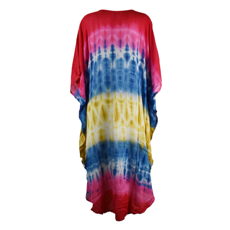 Caftan Long Papillon Peint JK-1943-rbm