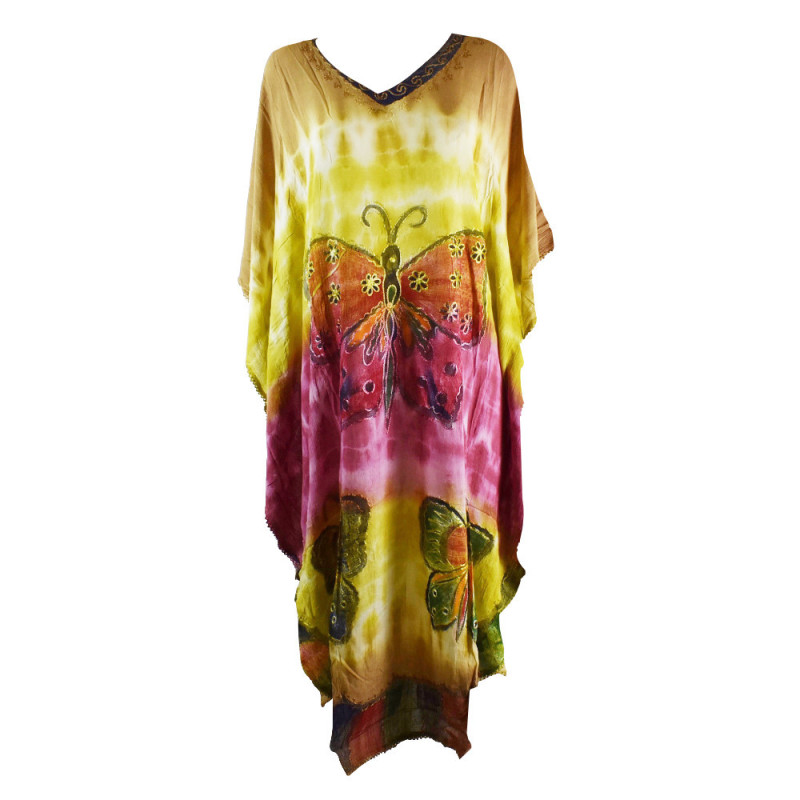 Caftan Long Papillon Peint JK-1943-mmb