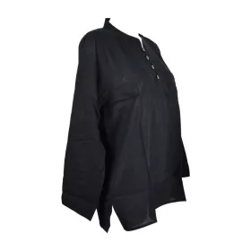 Chemise Homme Coton Khadi Ton Noir