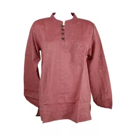 Chemise Homme Coton Khadi Ton Saumon