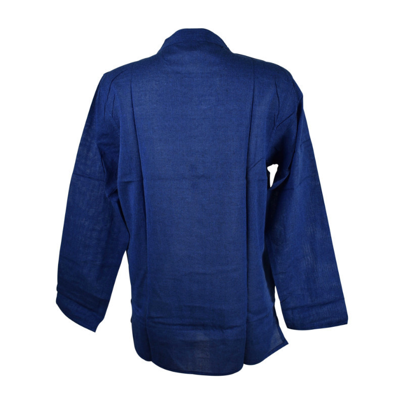 Chemise Homme Coton Khadi Ton Indigo