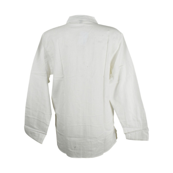 Chemise Homme Coton Khadi Blanc