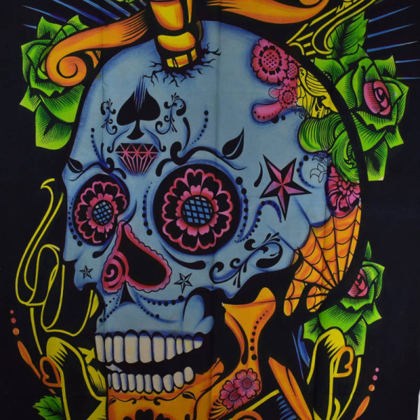 Tenture Death's-Head BC23-03 Multicolore