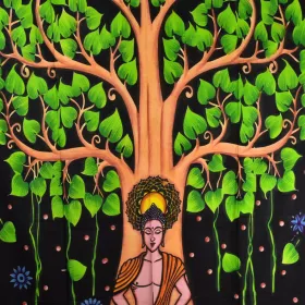 Tenture Bouddha Tree BC23-07