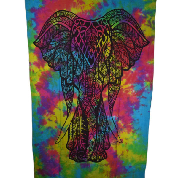 Tenture Eléphant BC23-17 Multicolore