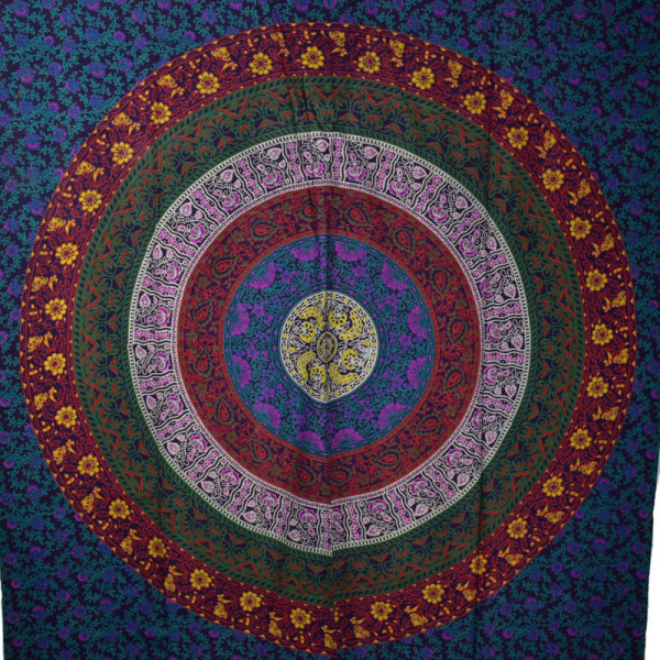 Tenture Mandalas BC23-34 Multicolore