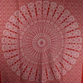 Tenture Mandalas BC23-40 Rouge