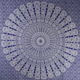 Tenture Mandalas BC23-41 Bleu